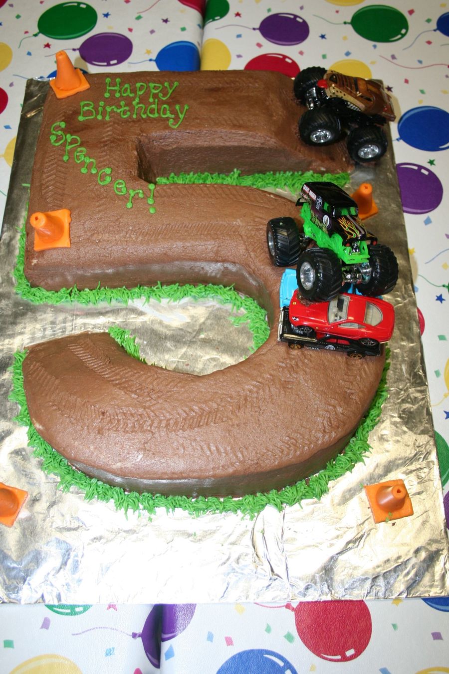 Monster Truck Cake