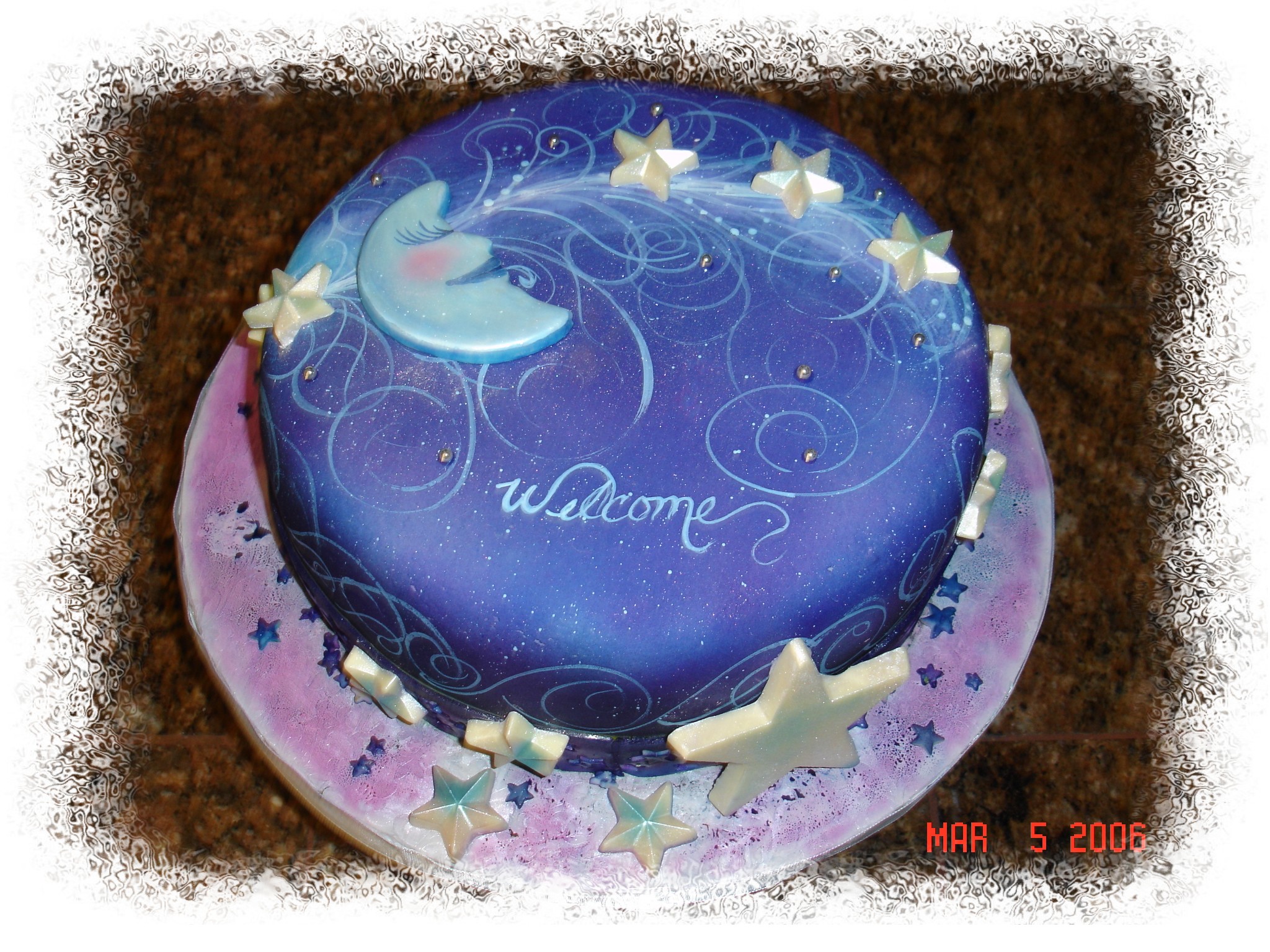 Moon and Stars Cake