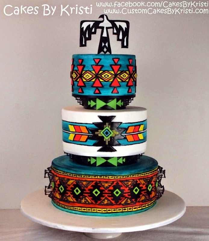 9 Native American Themed Cakes Photo Native American Themed