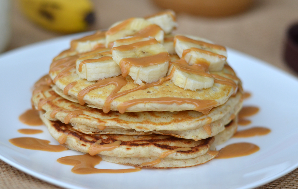 6 Photos of Pancakes With Peanut Butter