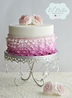 8 Photos of Birthday Cakes On Different Color Pearls