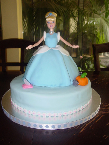 Princess Cinderella Barbie Cake