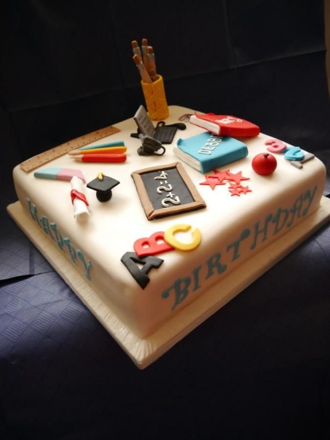 School Teacher Cake