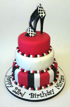 Shoe Birthday Cakes for Women