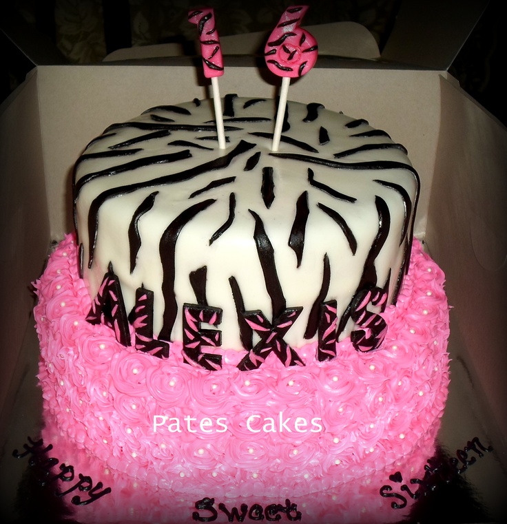 Sweet 15 Birthday Cake