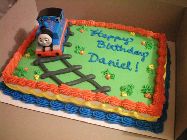 9 Photos of Train Theme Birthday Cakes Publix