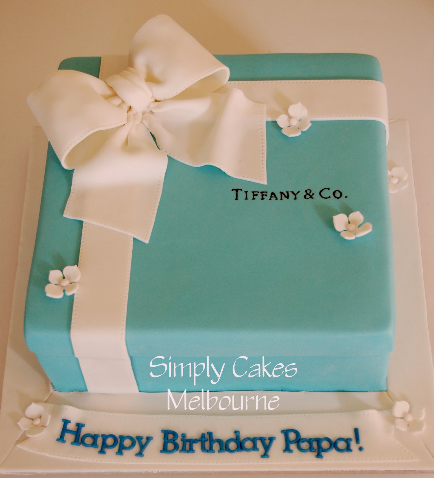 Tiffany Box Birthday Cake