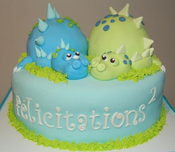 Twin Baby Shower Cake Ideas