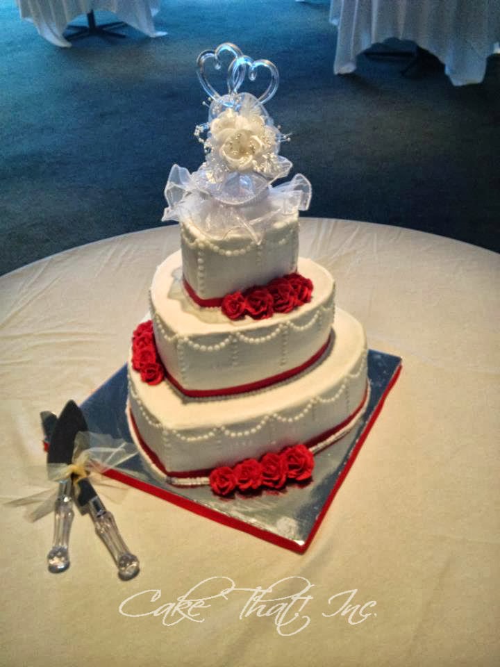 Valentine's Wedding Cake