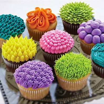 7 Photos of Different Buttercream Icing For Cupcakes