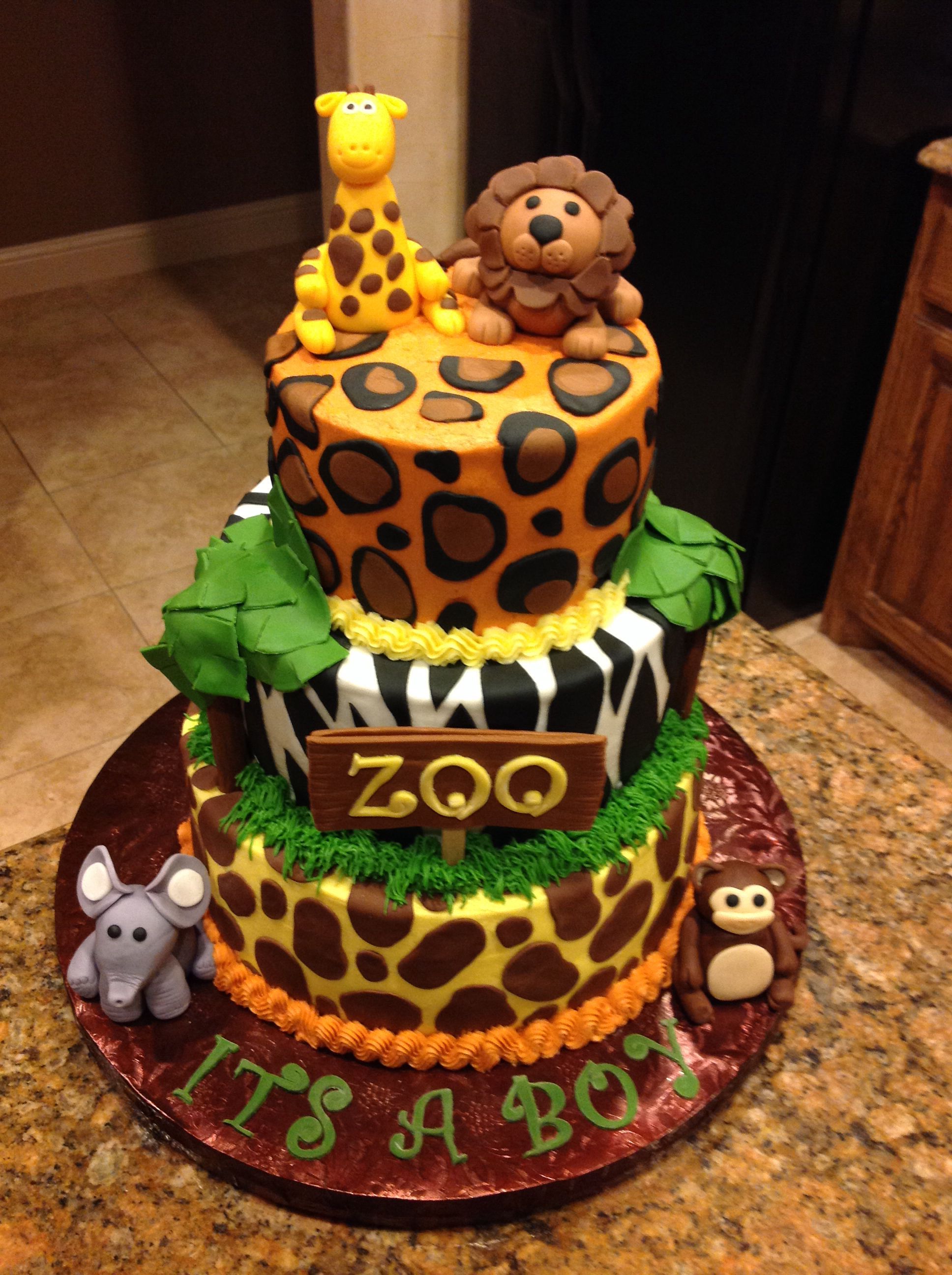 Zoo Themed Baby Shower