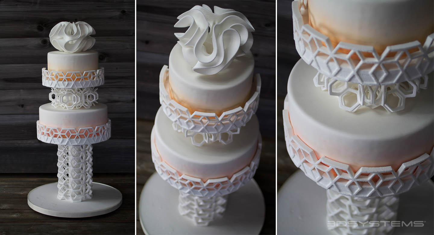 3D Printed Wedding Cake