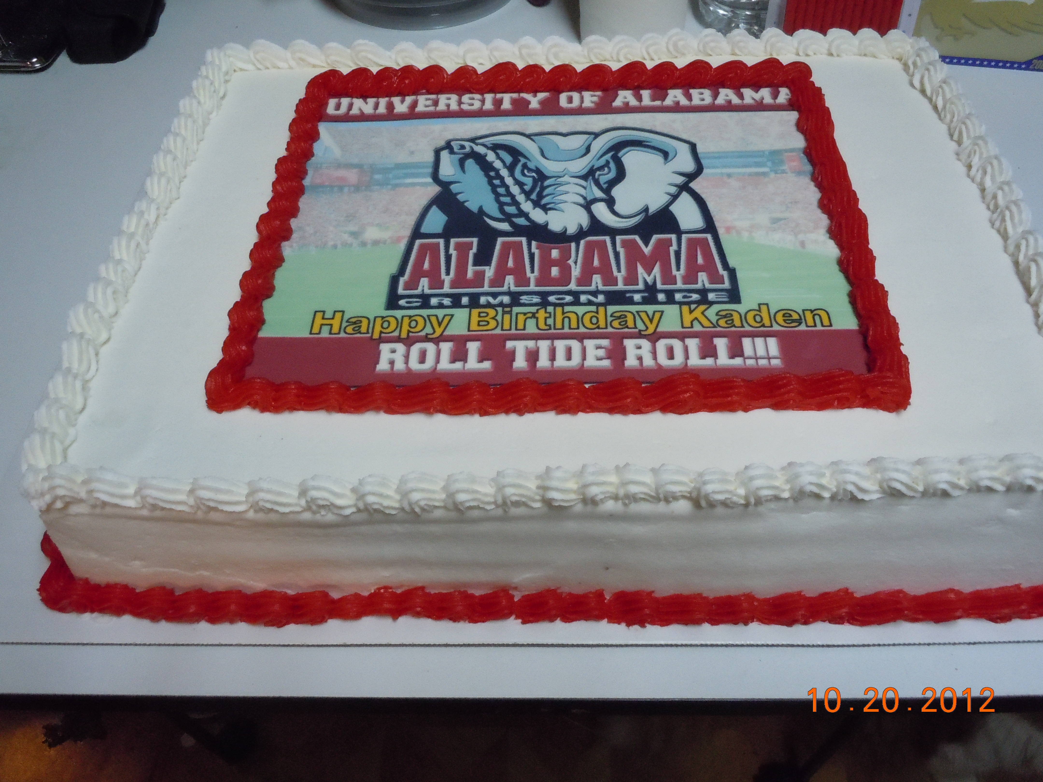 Alabama Birthday Cake