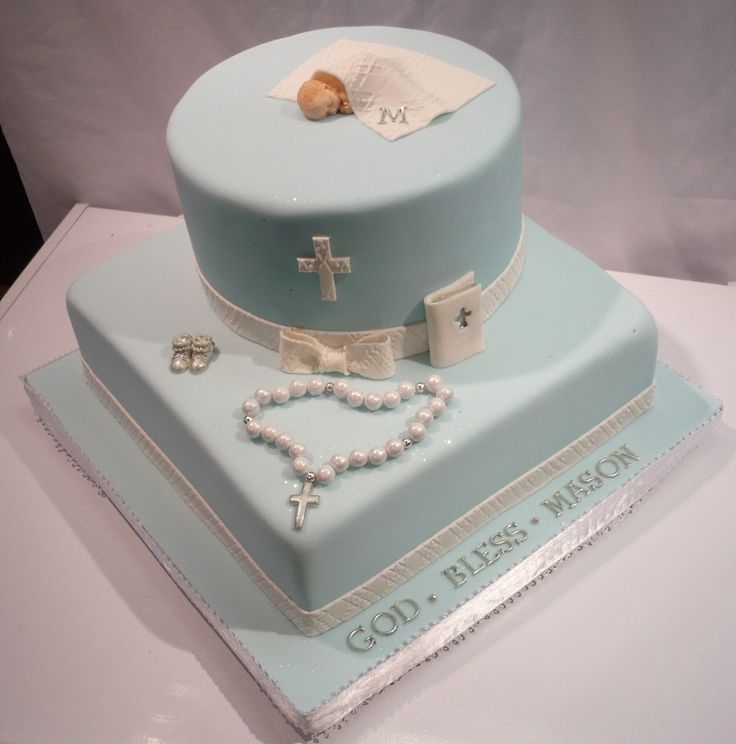 8 Photos of 8In Round Christening Cakes