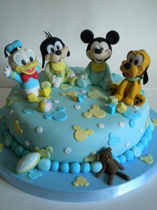 8 Photos of Disney Mickey Baby Shower Cakes