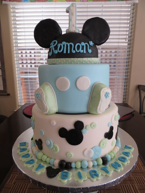 Baby Mickey Mouse Cake