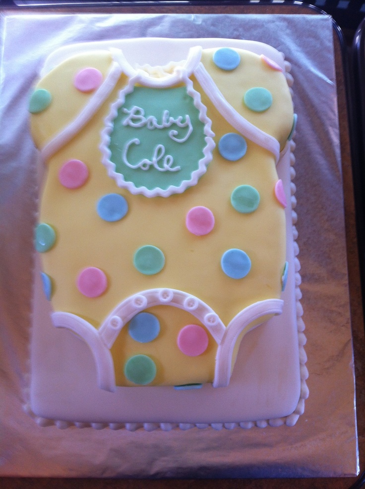 10 Photos of Shaped Baby Shower Cakes