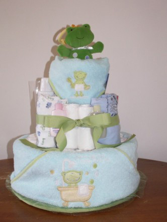 Baby Shower Diaper Cake Ideas for Boys