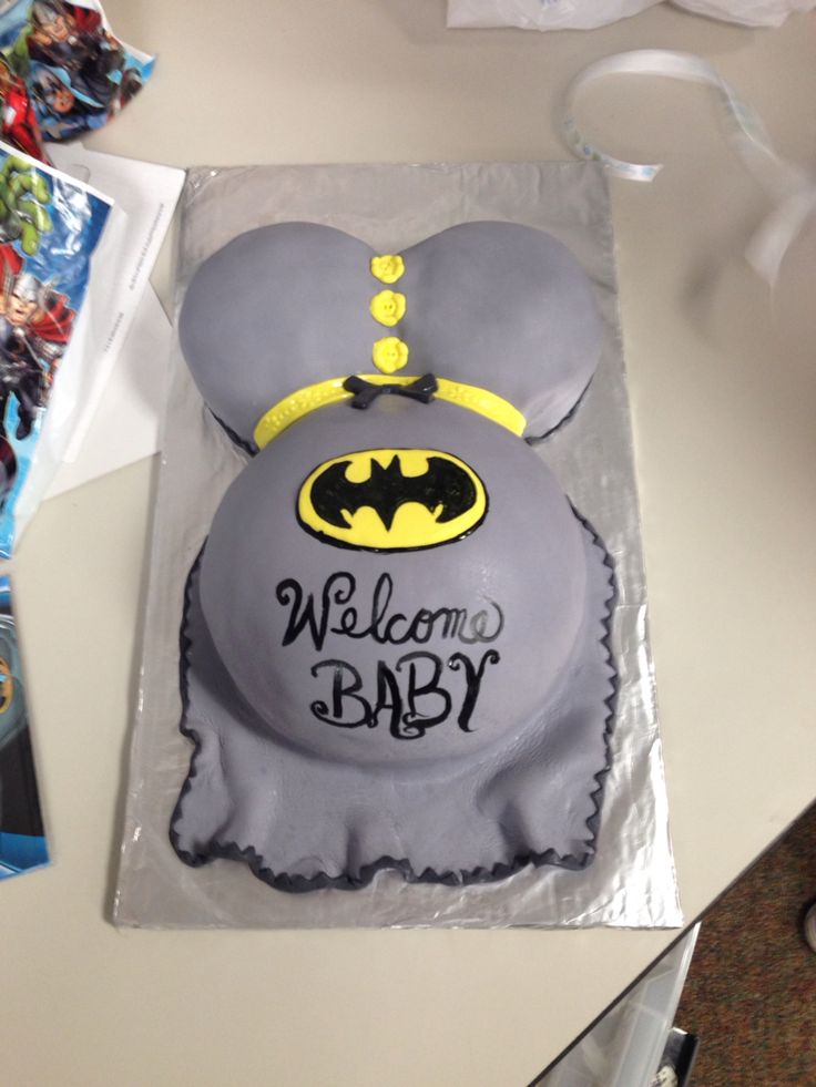 Batman Baby Shower Cake