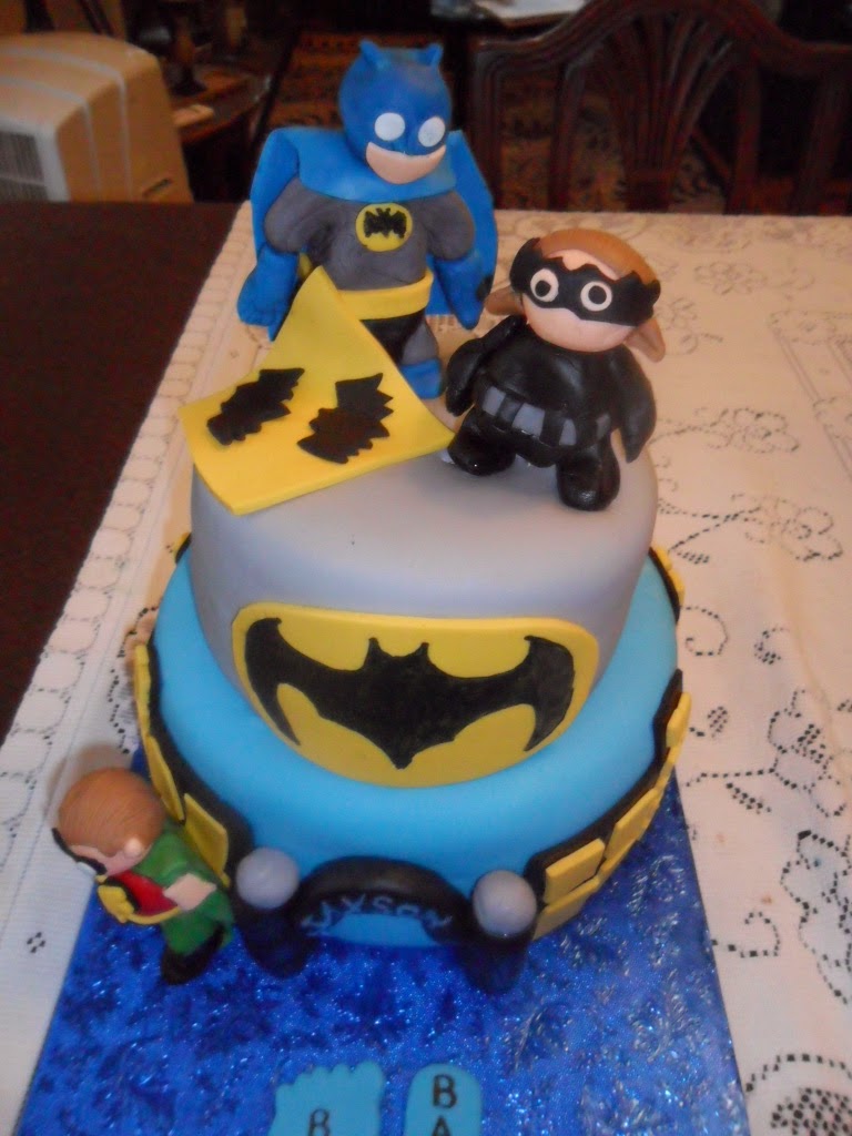 Batman Baby Shower Cake