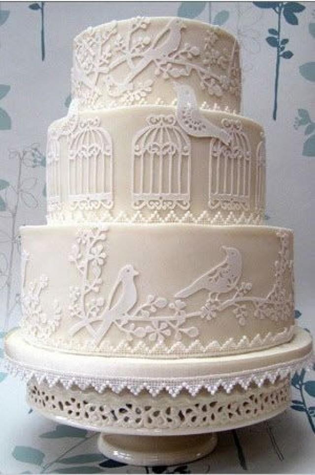 Bird Cage Wedding Cake