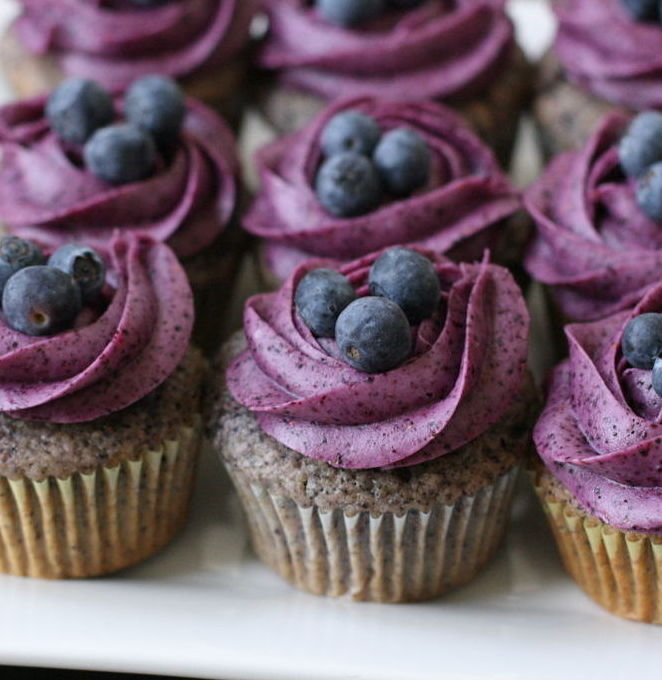 9 Photos of Blueberry Cream Cupcakes