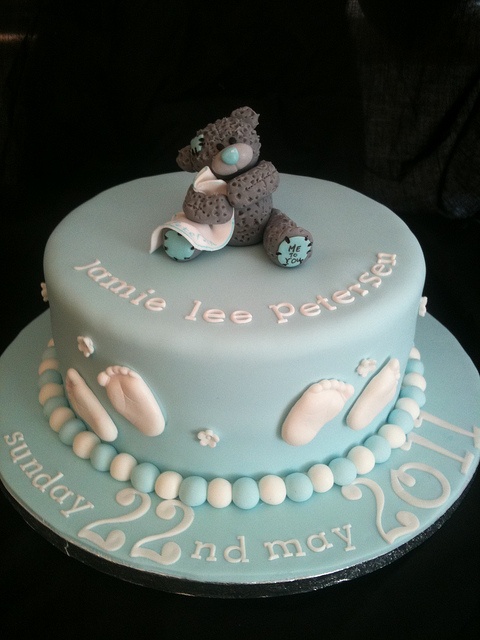 Boys Christening Cake