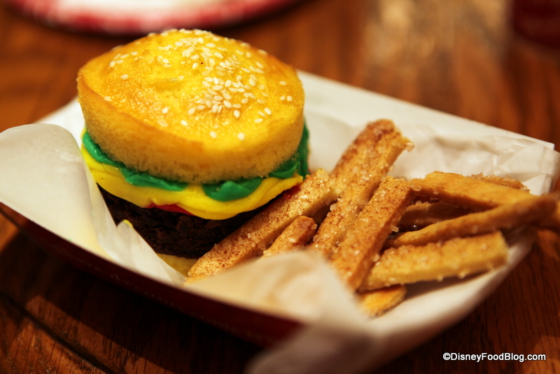 Burger & Fries Cookie Cupcakes