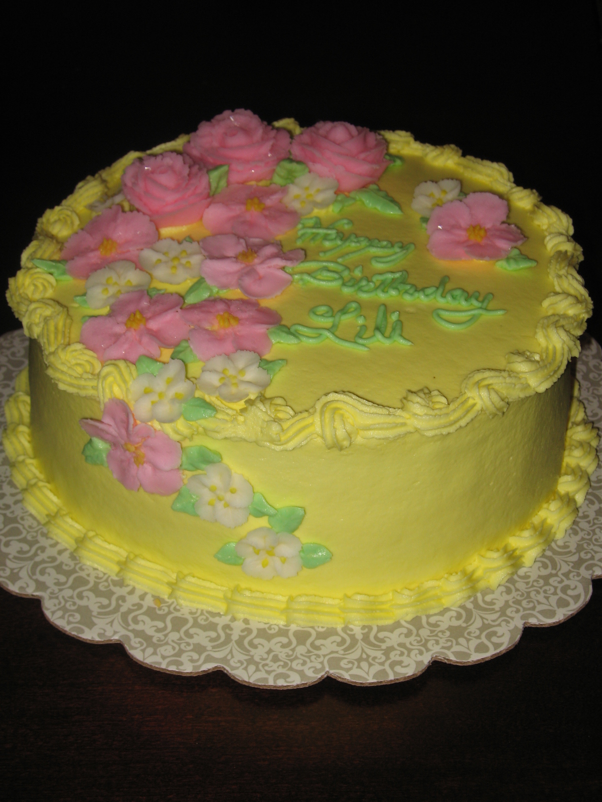 Buttercream Cake Borders