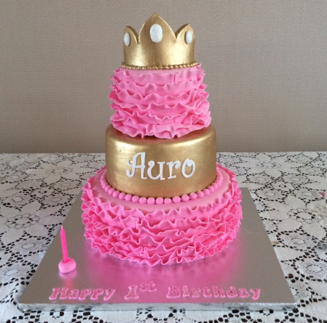 Cake with Princess Crown