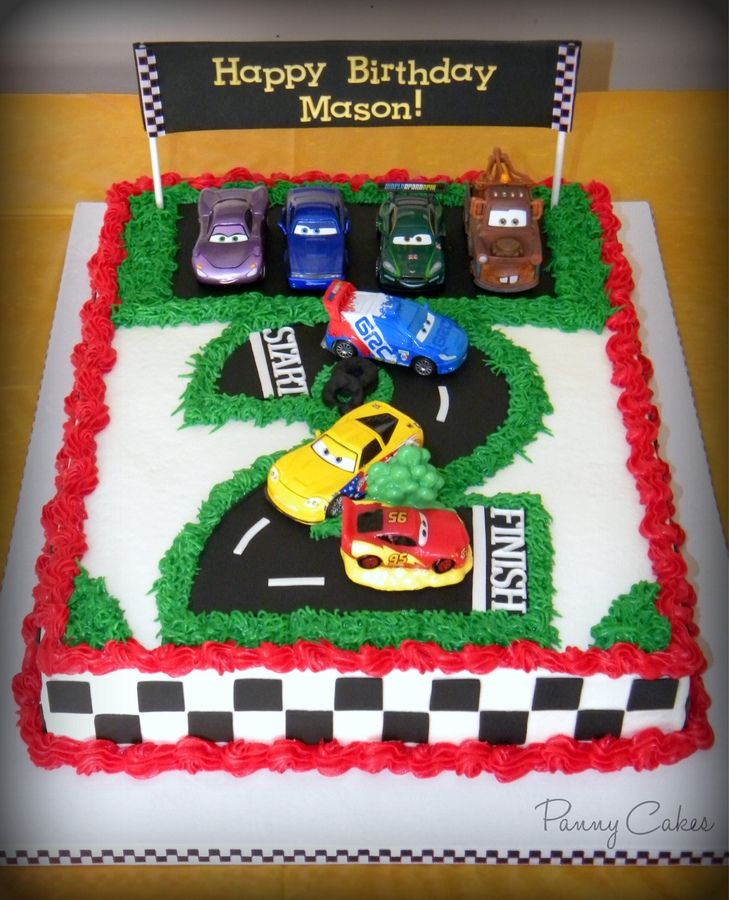 Cars Birthday Cakes Gallery