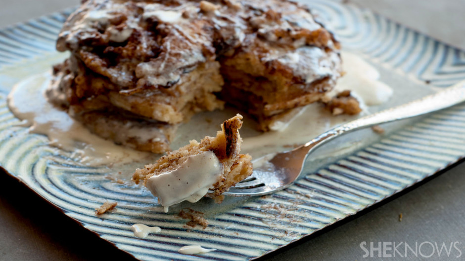 Cinnamon Roll Pancakes Recipe