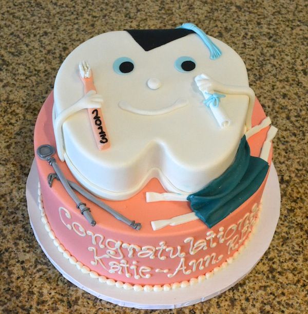 Dental School Graduation Cake