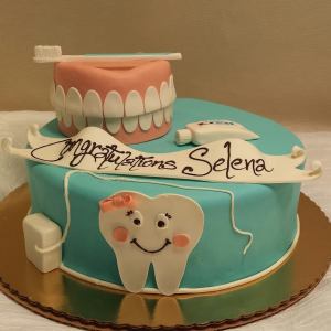 Dentist Birthday Cake