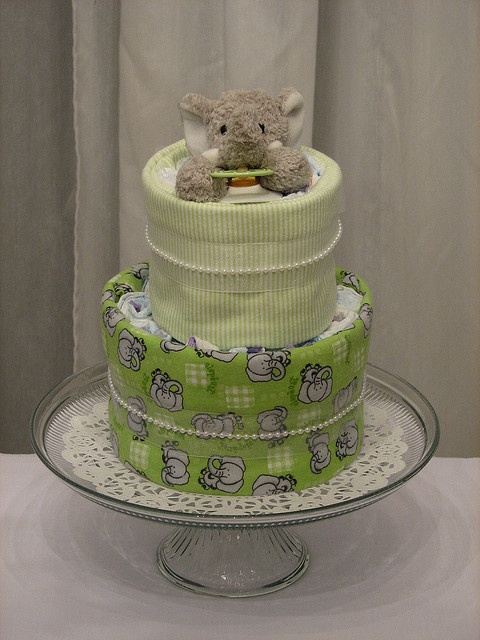 Diaper Cake with Elephant