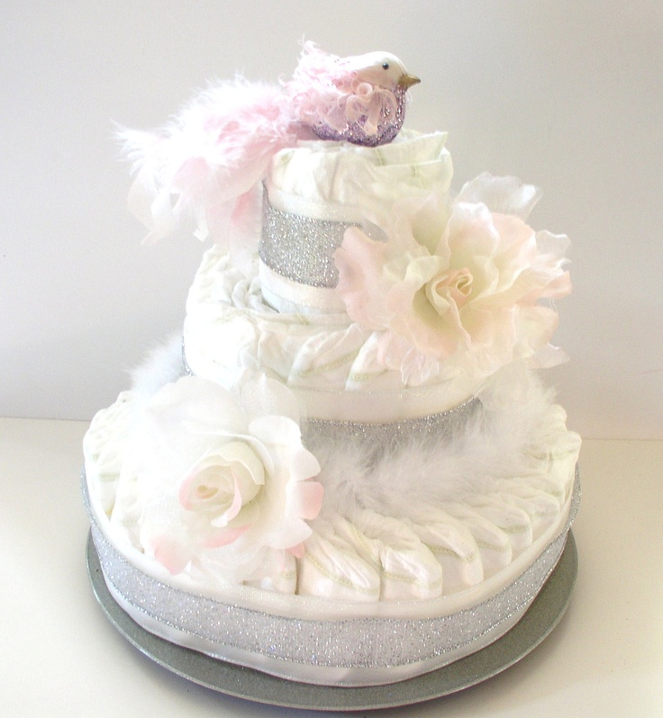 Elegant Diaper Cake Baby