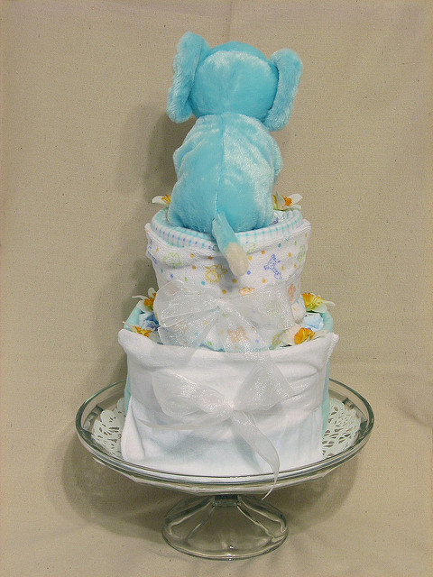 Elephant Diaper Cake