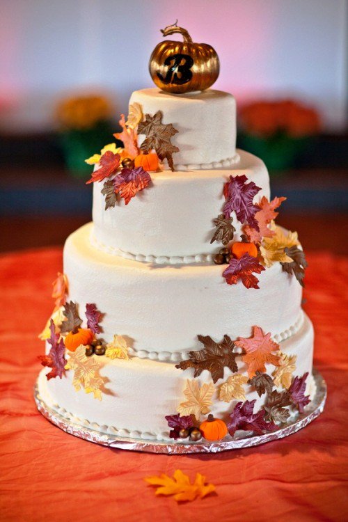 7 Autumn Fall Wedding Cakes Photo Fall Wedding Cake Ideas Fall