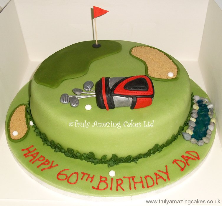Golf Birthday Cakes Men
