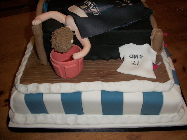 Guys 21st Birthday Cake