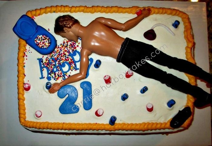 Guys 21st Birthday Cake