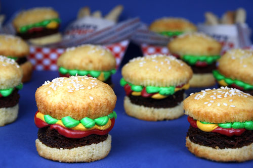 Hamburger Cupcakes