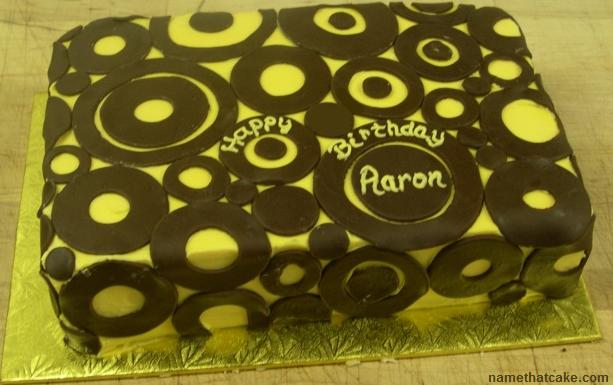 Happy Birthday Aaron Cake