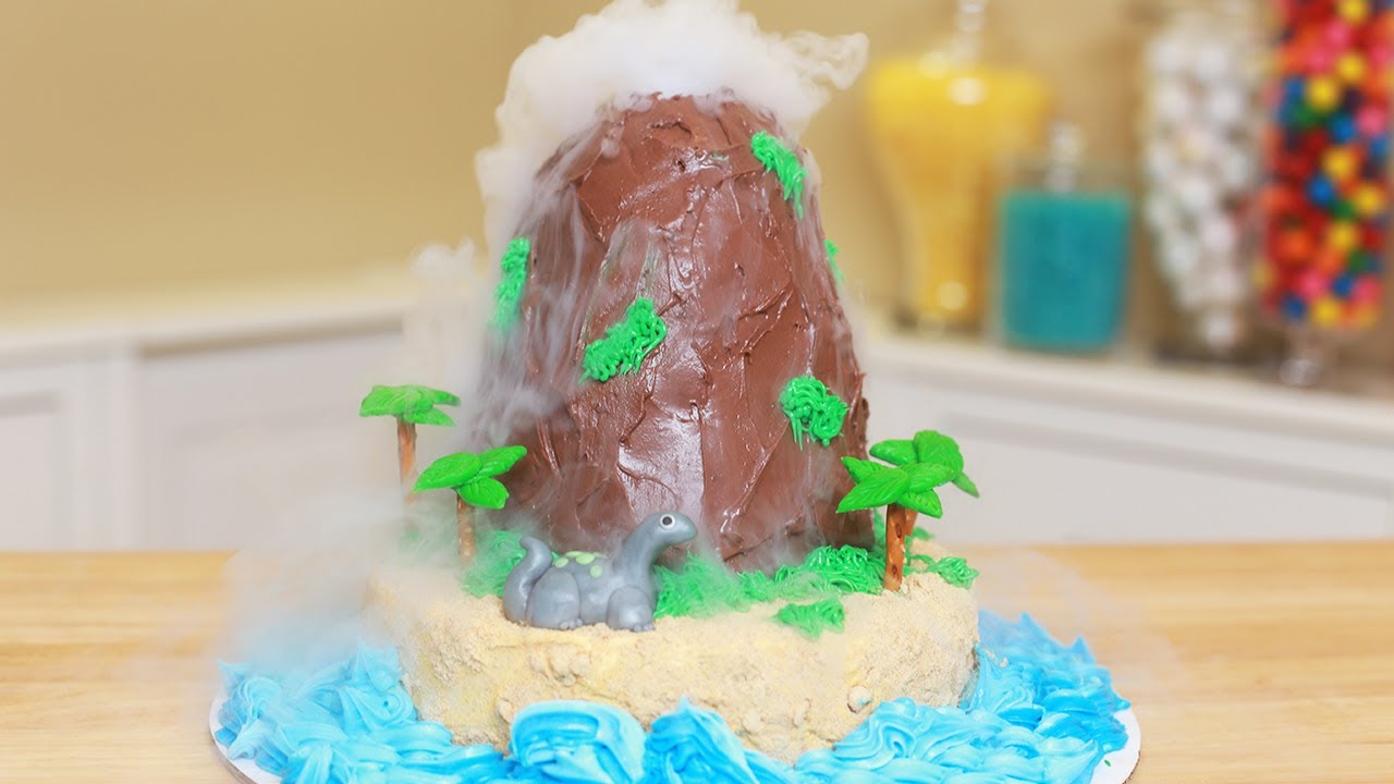 How to Make a Cake NERDY NUMMIES Volcano