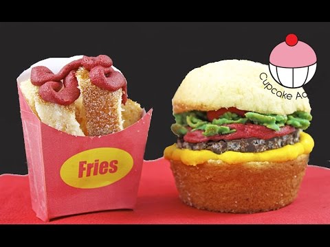 How to Make Cheeseburger Cupcakes