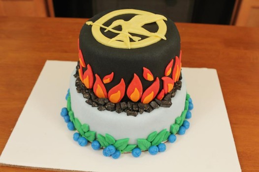 Hunger Games Cake NERDY NUMMIES