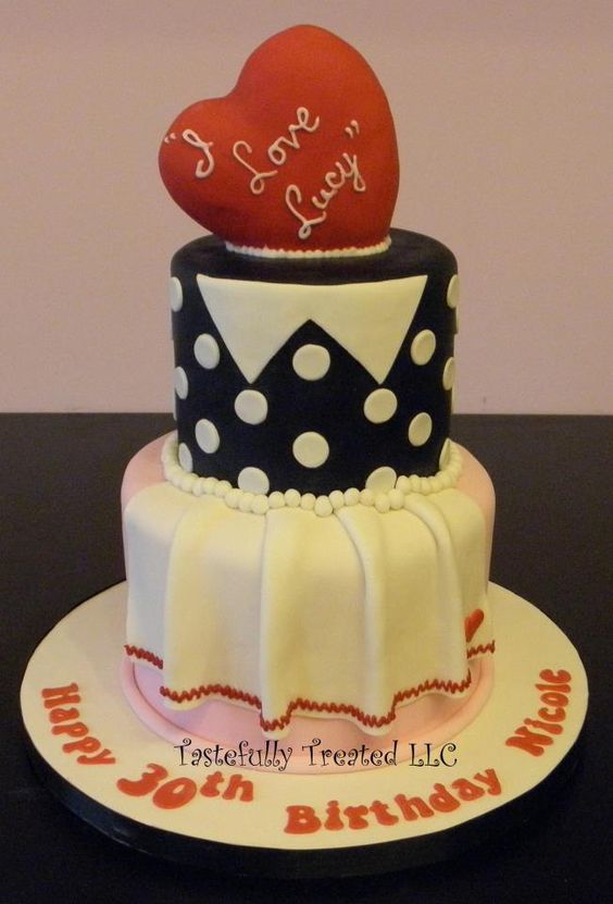 I Love Lucy Cake