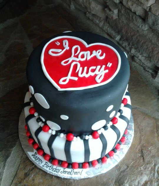 I Love Lucy Cake