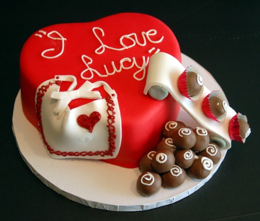 I Love Lucy Cake