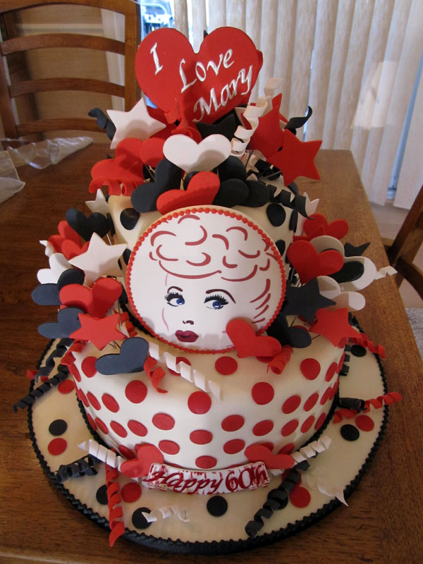 I Love Lucy Cake